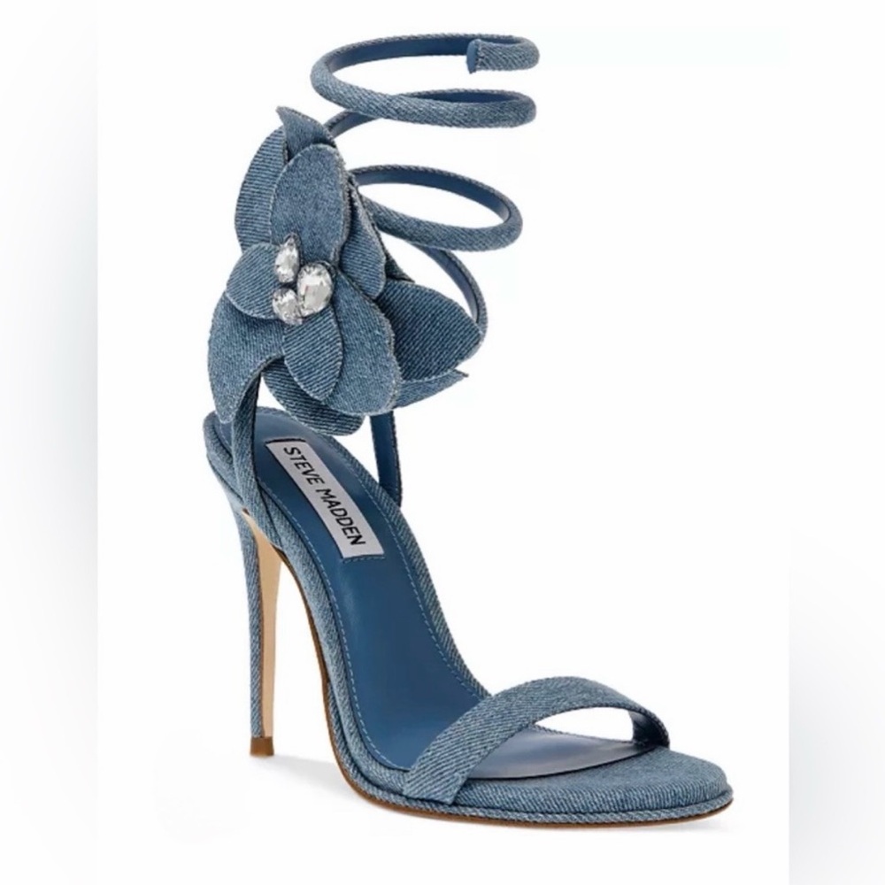 Steve Madden Ennzo Denim Heels – Women’s Size 10